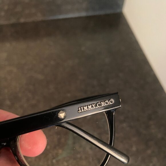 Jimmy Choo 163 Eyeglasses - Black - Picture 7 of 12
